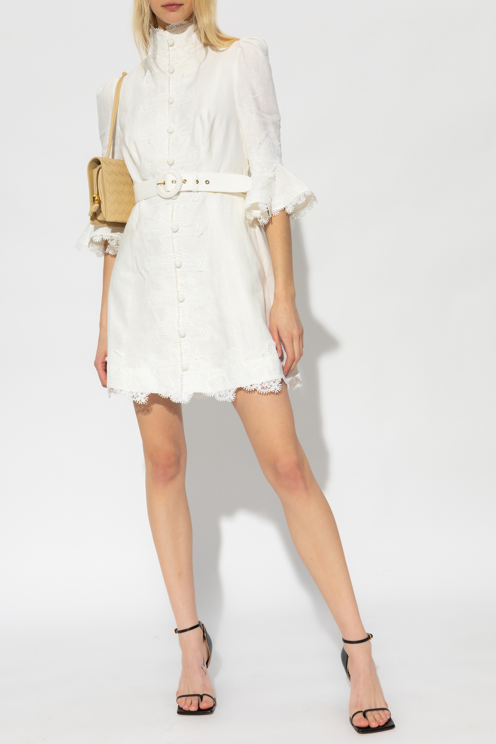 Zimmermann white 2024 linen dress